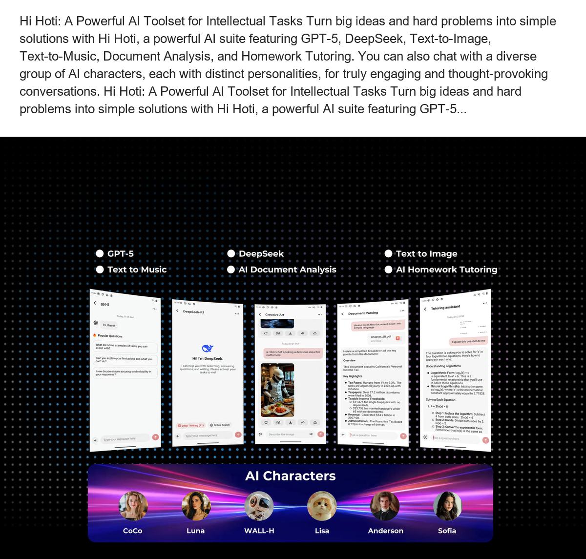 Proprietary Powerful AI Toolset: Hi Hoti and HT PhotoX In the age of AI, HOTWAV is keeping pace with innovation through its latest - view 29