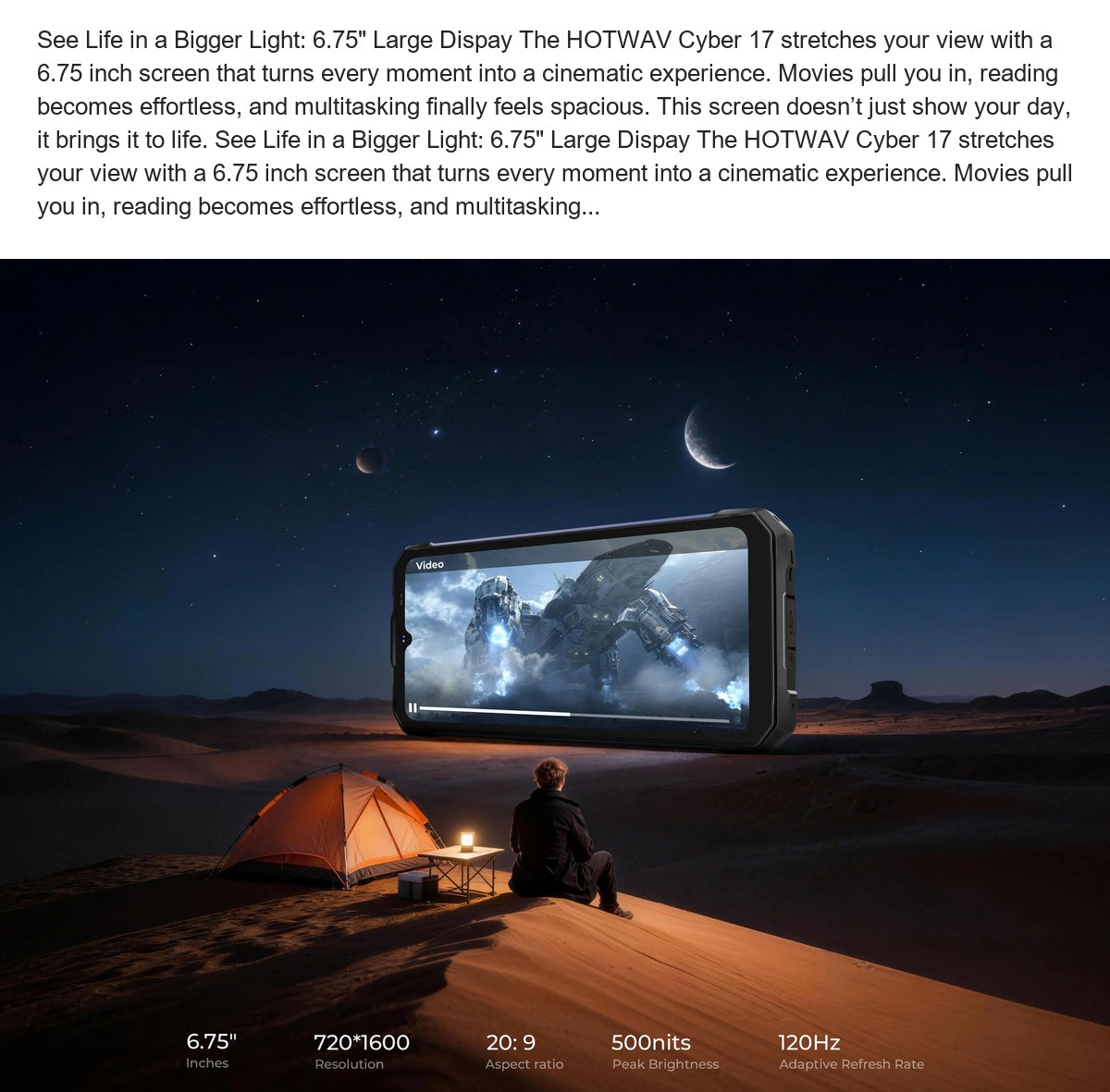 HOTWAV Cyber 17 rugged phones feature illustration 40