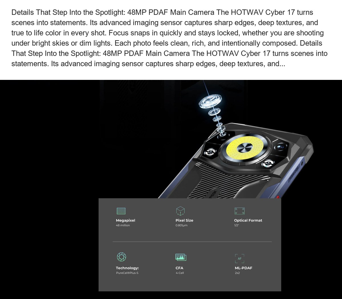 HOTWAV Cyber 17 rugged phones feature illustration 46