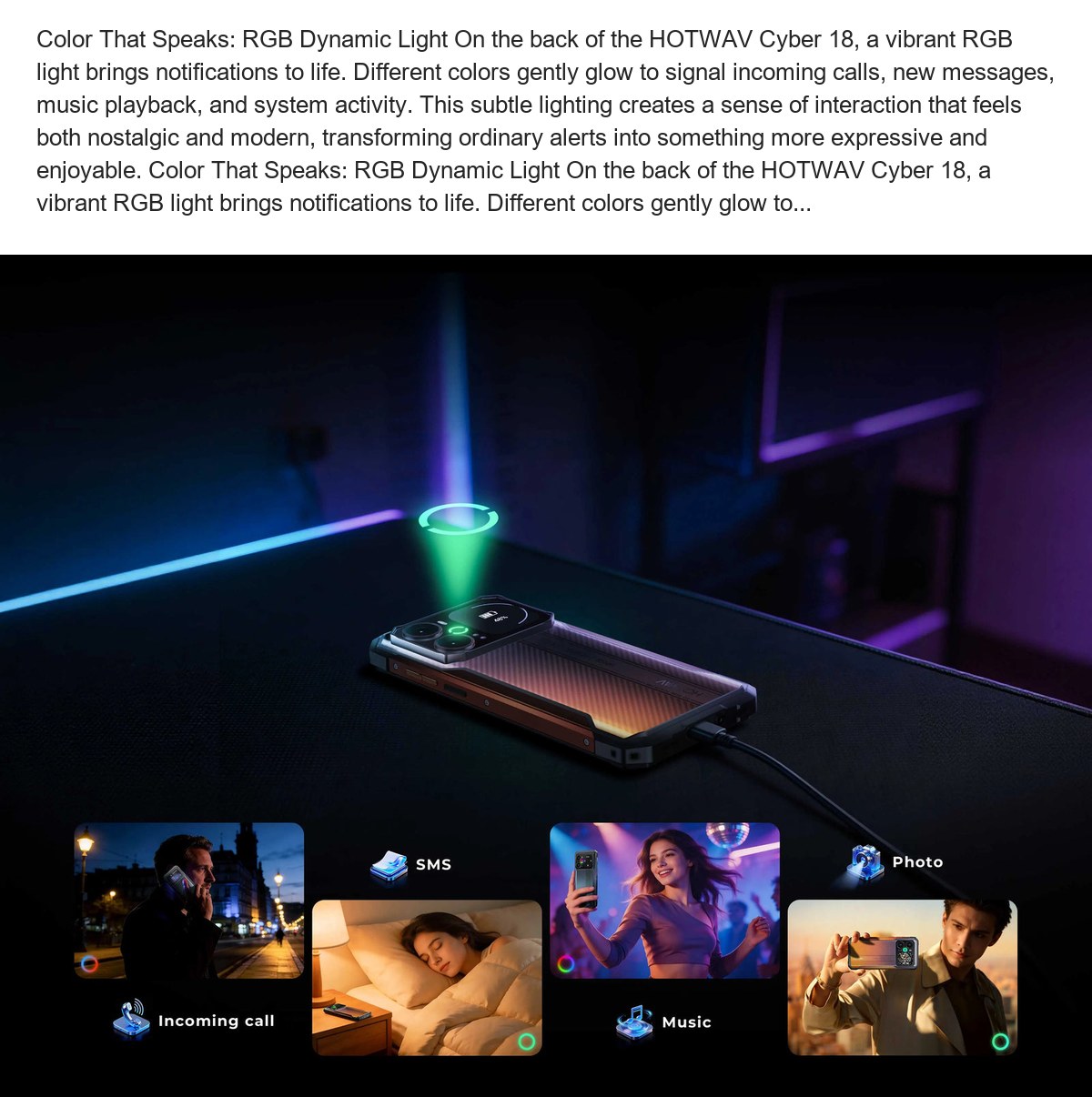 HOTWAV Cyber 18 rugged phones feature illustration 22