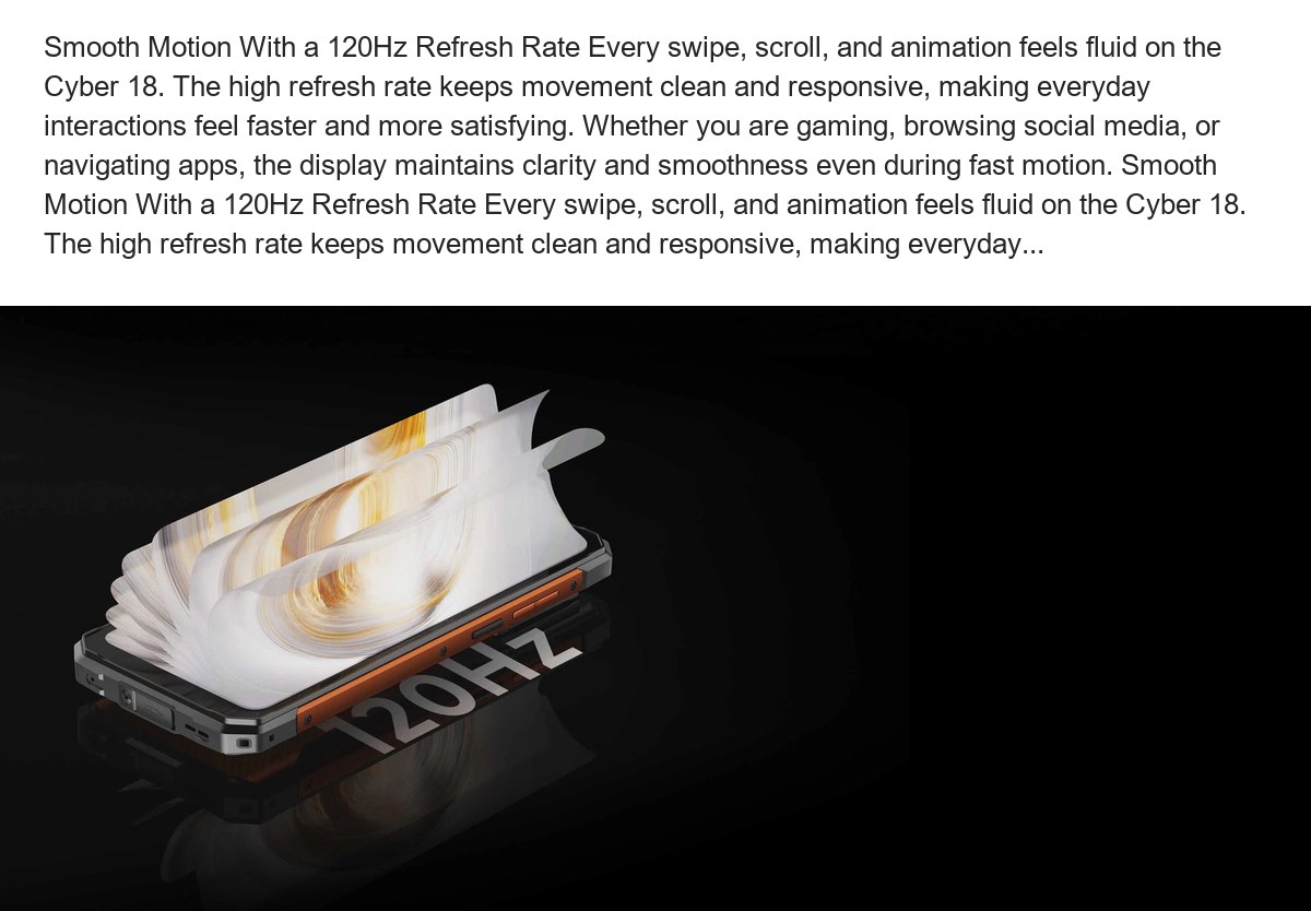 HOTWAV Cyber 18 rugged phones feature illustration 25