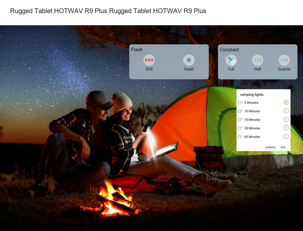 Rugged Tablet HOTWAV R9 Plus Rugged Tablet HOTWAV R9 Plus Interaction Made Fun: RGB Dynamic Light HOTWAV R9 Plus The three-color R - view 42
