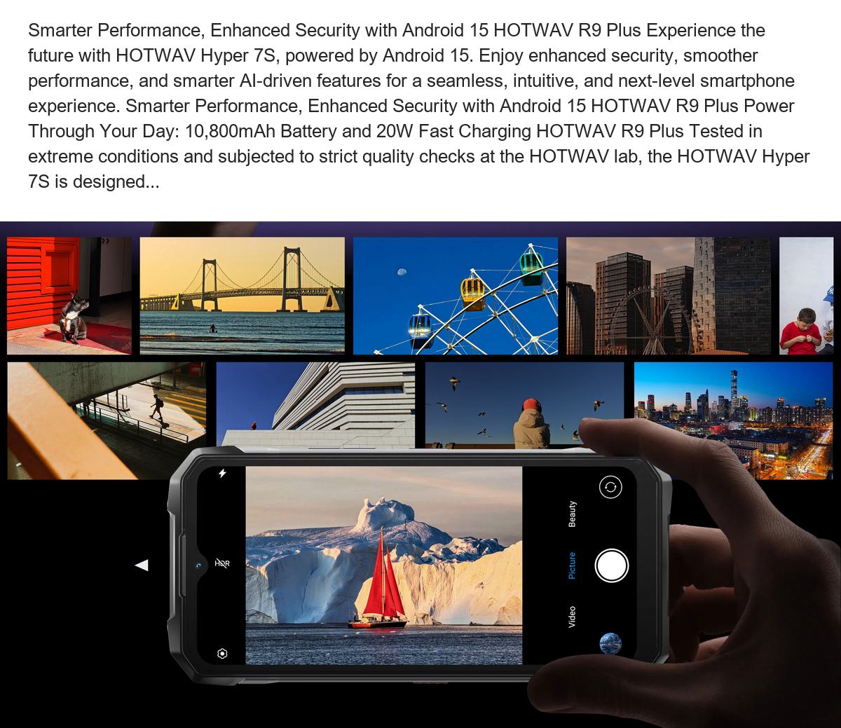 Smarter Performance, Enhanced Security with Android 15 HOTWAV R9 Plus Experience the future with HOTWAV Hyper 7S, powered by Andro - view 81