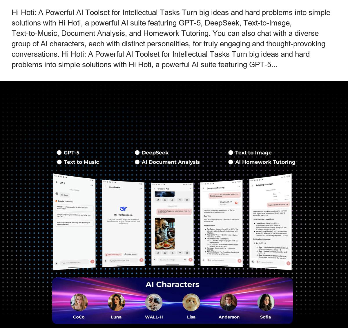 Proprietary Powerful AI Toolset: Hi Hoti and HT PhotoX In the age of AI, HOTWAV is keeping pace with innovation through its latest - view 17