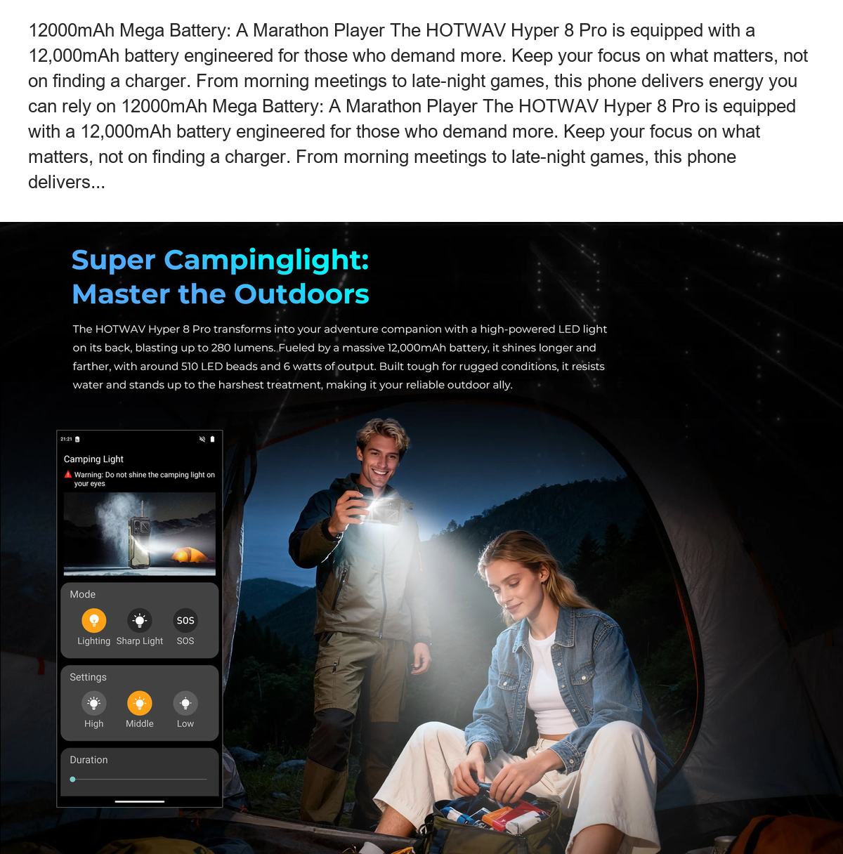 HOTWAV Hyper 8 Pro rugged phones feature illustration 49