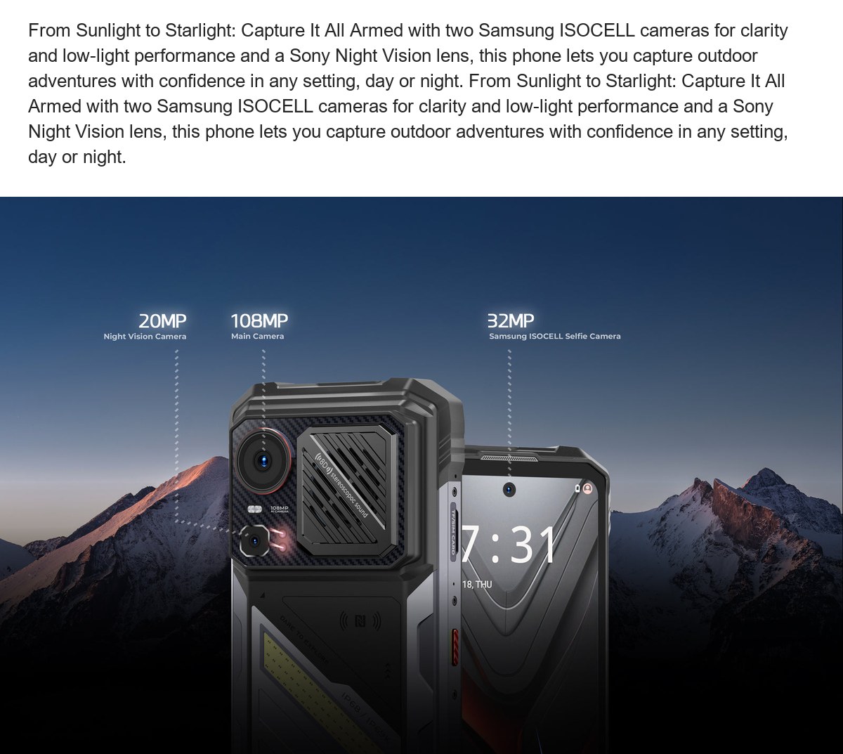 HOTWAV Hyper 8 Pro rugged phones feature illustration 55