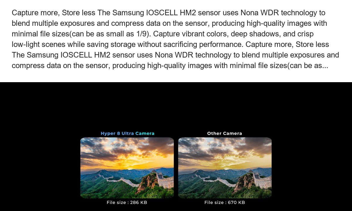 From Sunlight to Starlight: Capture It All Armed with two Samsung ISOCELL cameras for clarity and low-light performance and a Sony - view 59