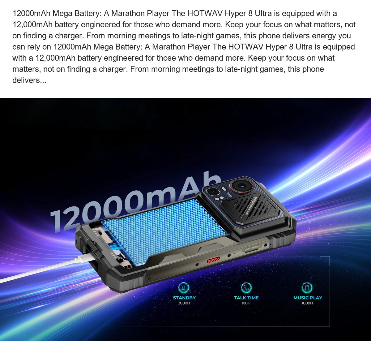 HOTWAV Hyper 8 Ultra rugged phones feature illustration 49