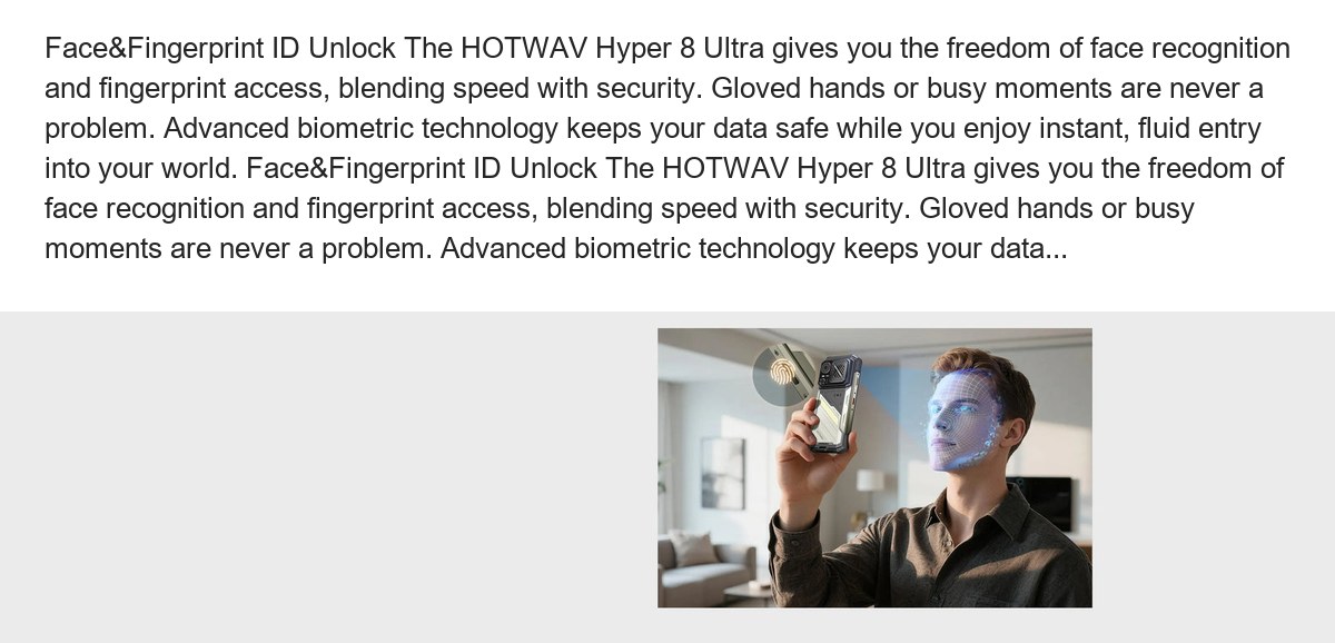 Corning® Gorilla® Glass 3 Protection The HOTWAV Hyper 8 Ultra comes shielded with Corning® Gorilla® Glass 3, a trusted armor that - view 83