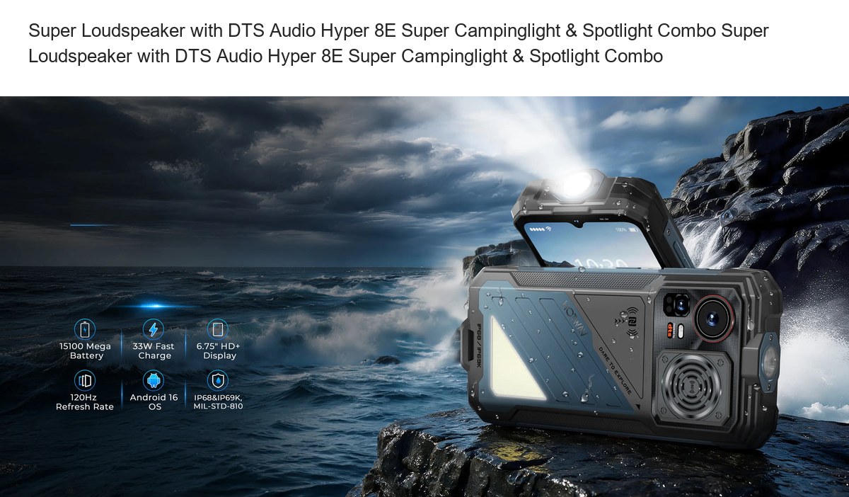HOTWAV Hyper 8E rugged phones feature illustration 1