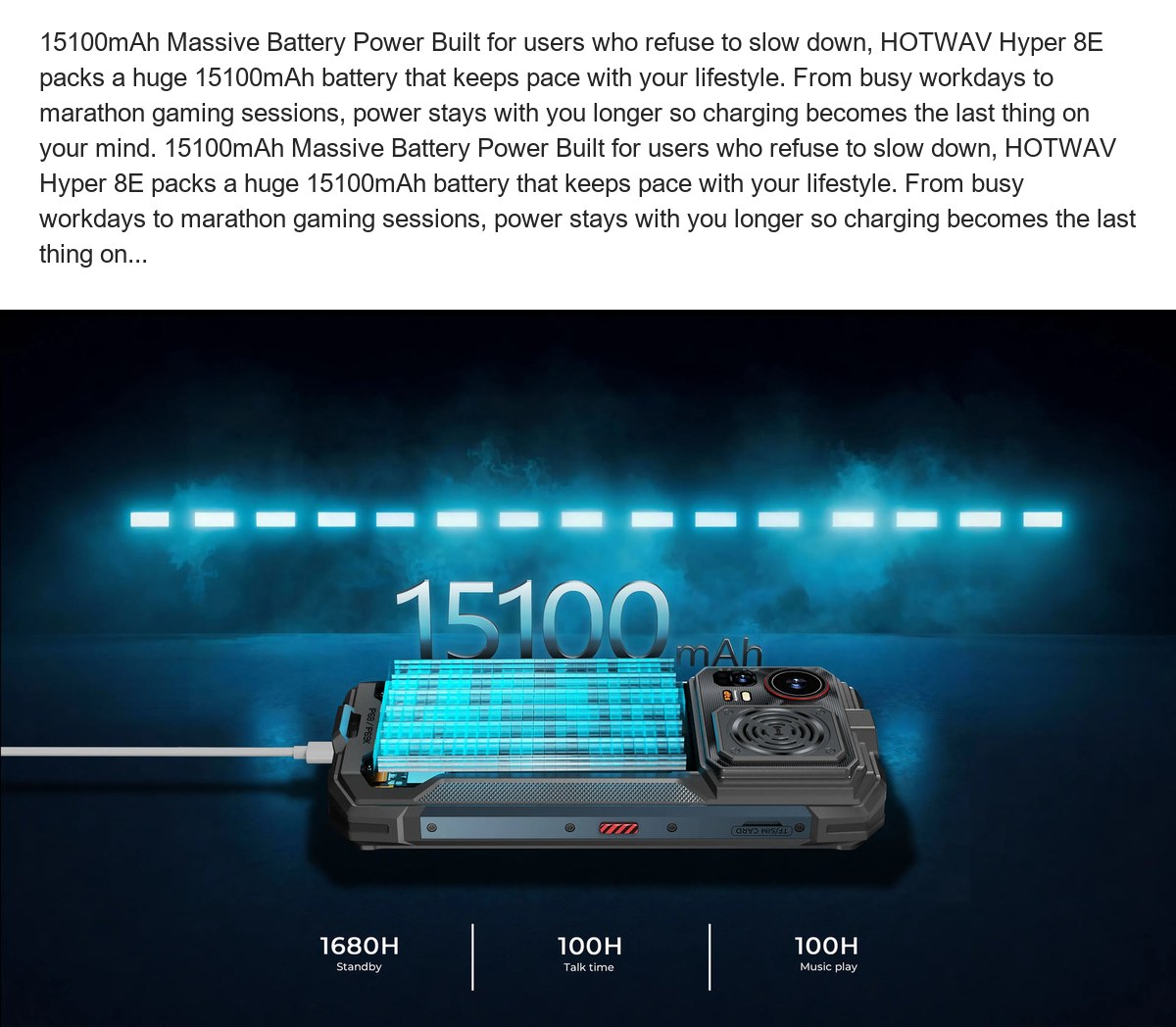 Dual-Light System for Every Scenario Throw The beam of light is highly focused, penetrating the darkness over long distances to pr - view 18