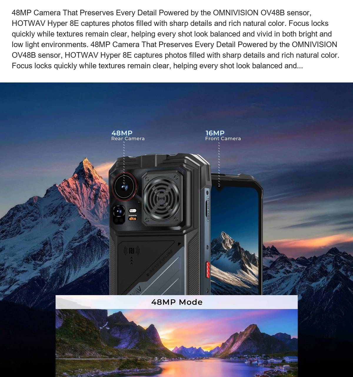 A Bigger View for Everyday Entertainment HOTWAV Hyper 8E features a large 6.75 inch display designed to make content feel more imm - view 36