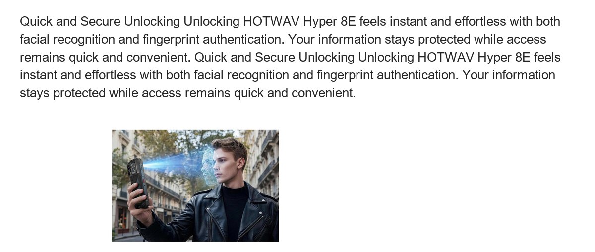 Octa-core Smart Performance That Adapts to You Driven by the UNISOC T7250 processor, HOTWAV Hyper 8E delivers reliable everyday pe - view 48