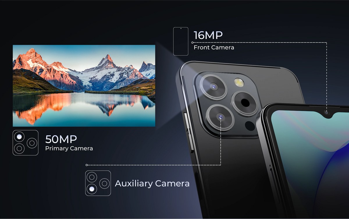HOTWAV Note 13 Pro smartphones feature illustration 40