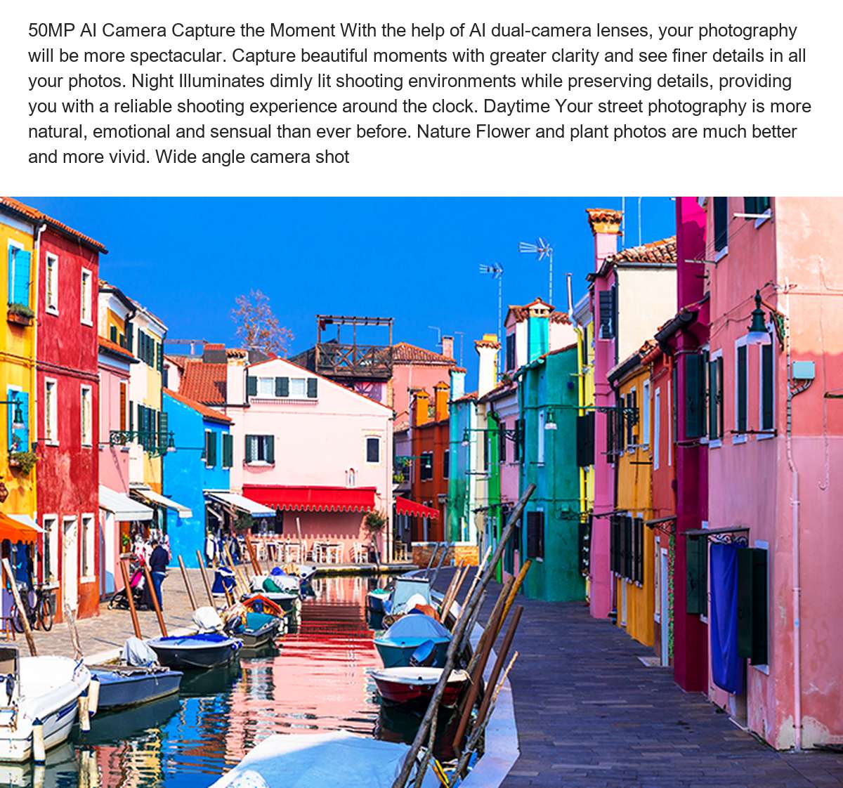 50MP AI Camera Capture the Moment With the help of AI dual-camera lenses, your photography will be more spectacular. Capture beaut - view 45