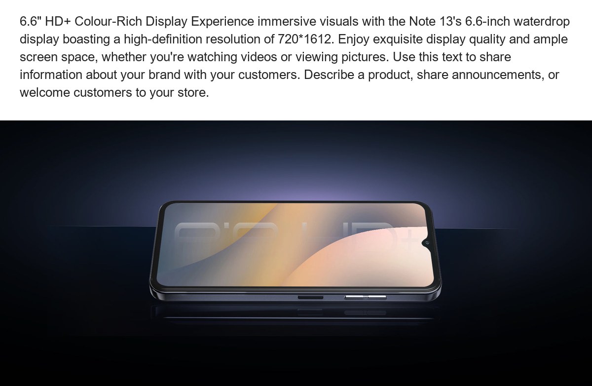 HOTWAV Note 13 smartphones feature illustration 28