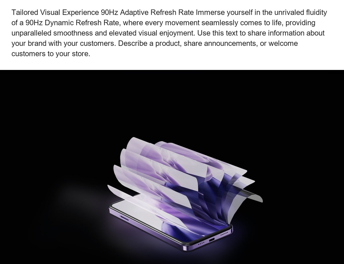 Tailored Visual Experience 90Hz Adaptive Refresh Rate Immerse yourself in the unrivaled fluidity of a 90Hz Dynamic Refresh Rate, w - view 29