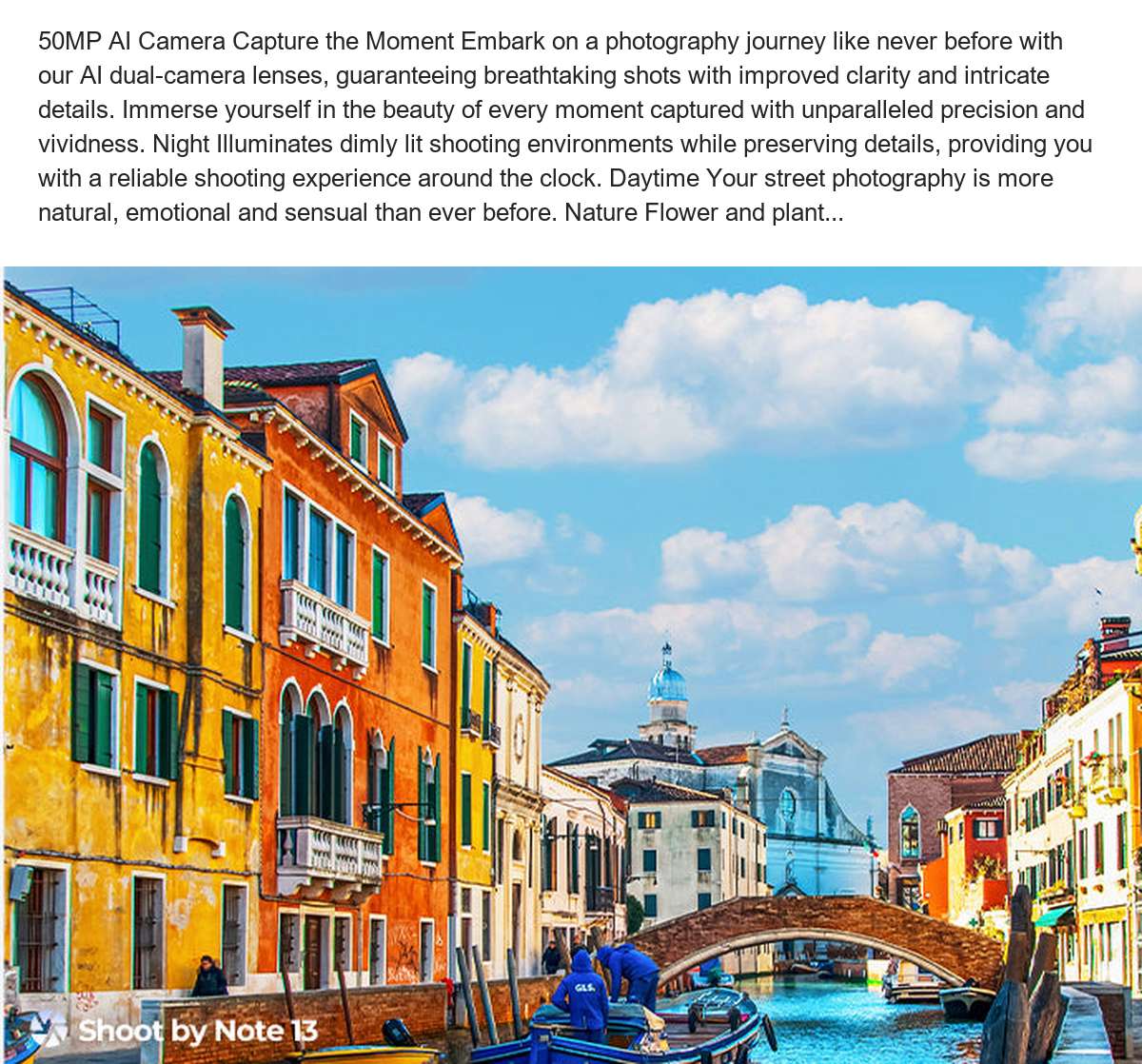50MP AI Camera Capture the Moment Embark on a photography journey like never before with our AI dual-camera lenses, guaranteeing b - view 39