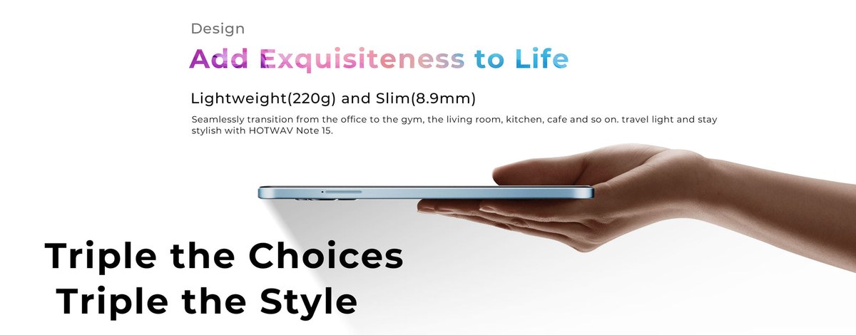 HOTWAV Note 15 smartphones feature illustration 19