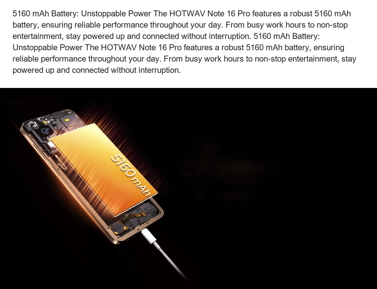 HOTWAV Note 16 Pro smartphones feature illustration 16