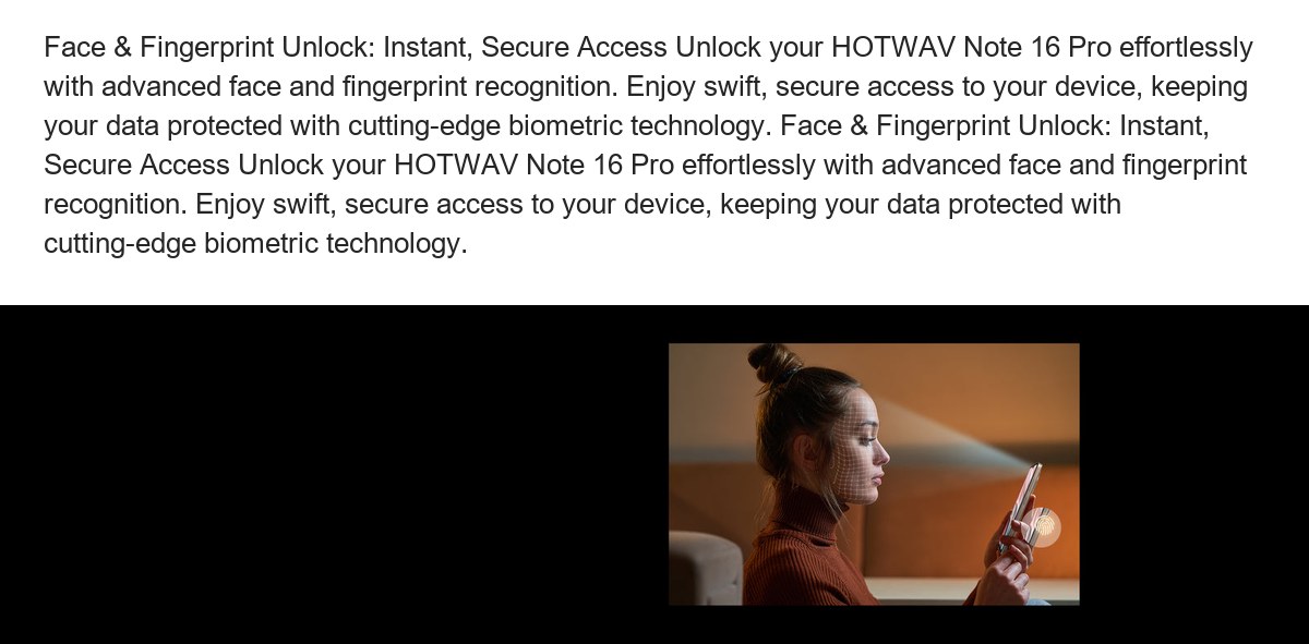 Bluetooth 5.0: Unleash Seamless Connectivity Enhance your wireless experience with the HOTWAV Note 16 Pro's Bluetooth 5.0. Enjoy q - view 29