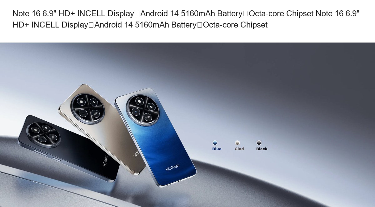 HOTWAV Note 16 smartphones feature illustration 1