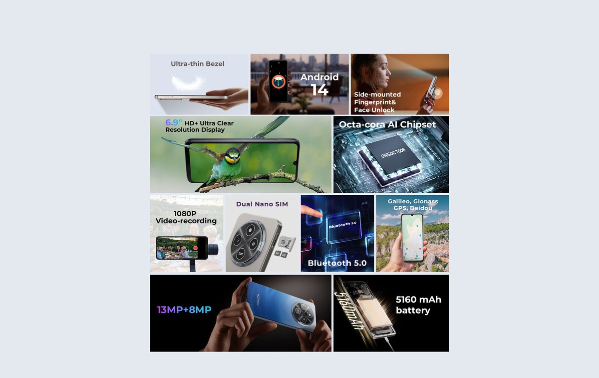 Product design and feature illustration - view 2