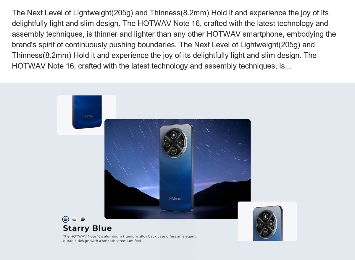 The Next Level of Lightweight(205g) and Thinness(8.2mm) Hold it and experience the joy of its delightfully light and slim design. - view 3