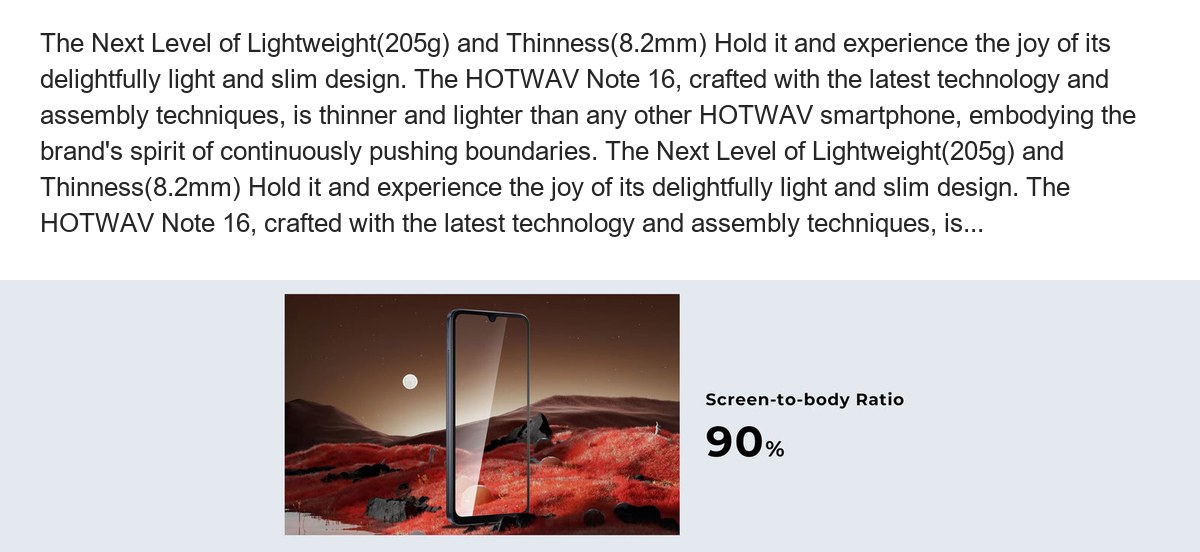 The Next Level of Lightweight(205g) and Thinness(8.2mm) Hold it and experience the joy of its delightfully light and slim design. - view 8