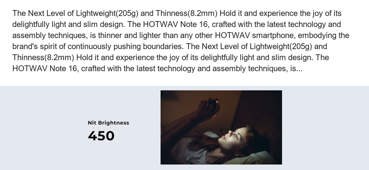 The Next Level of Lightweight(205g) and Thinness(8.2mm) Hold it and experience the joy of its delightfully light and slim design. - view 9