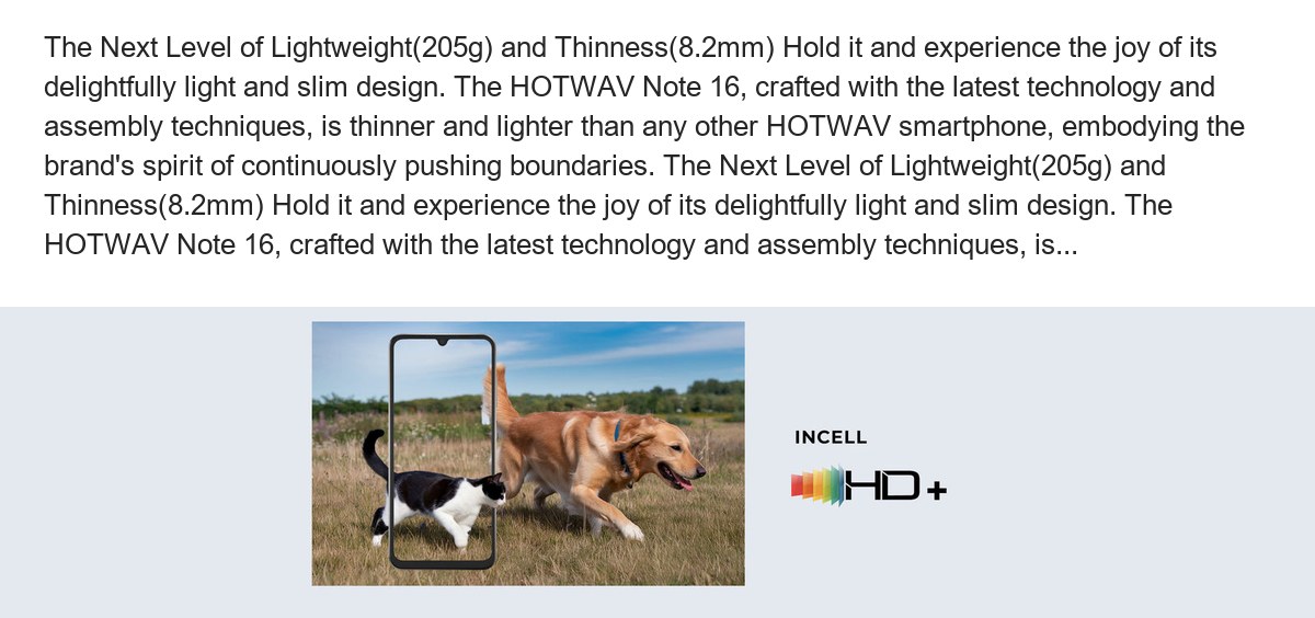 HOTWAV Note 16 smartphones feature illustration 10