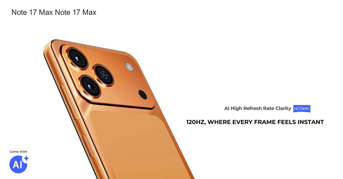HOTWAV Note 17 Max smartphones feature illustration 1