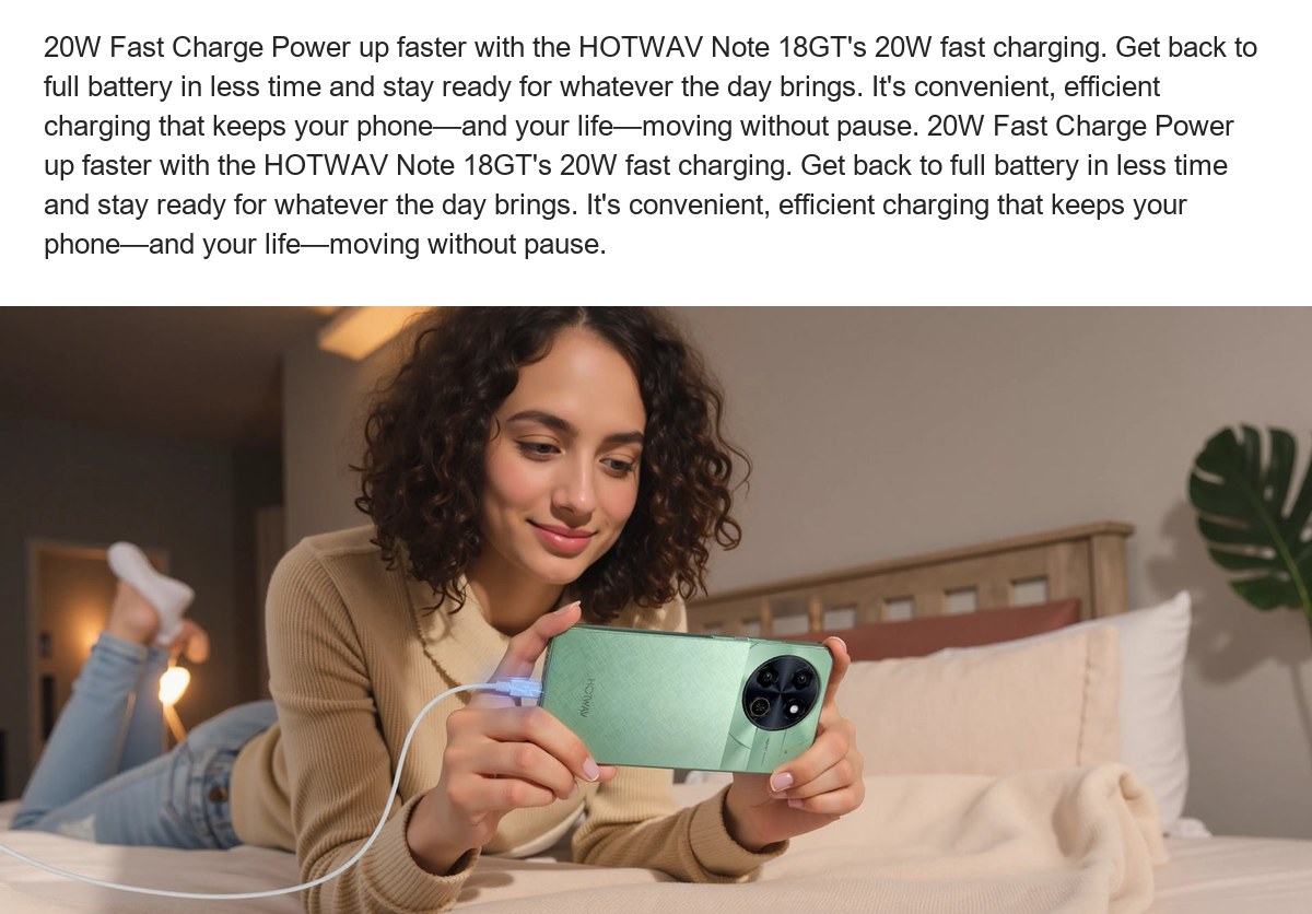 Unisoc octa-core Al Imaging processor Unlock intelligent performance with the HOTWAV Note 18GT, powered by an octa-core Unisoc T72 - view 14