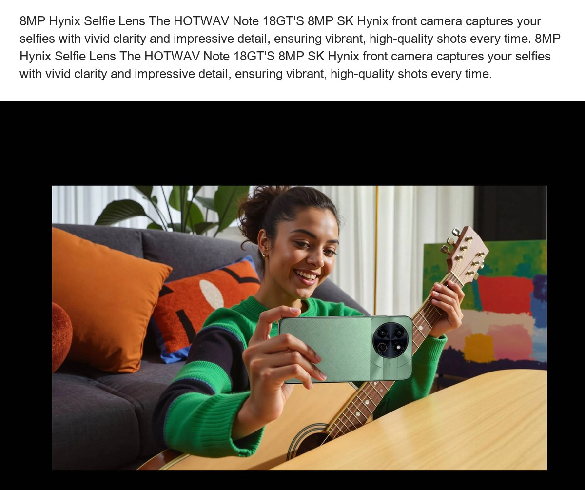 Unisoc octa-core Al Imaging processor Unlock intelligent performance with the HOTWAV Note 18GT, powered by an octa-core Unisoc T72 - view 18