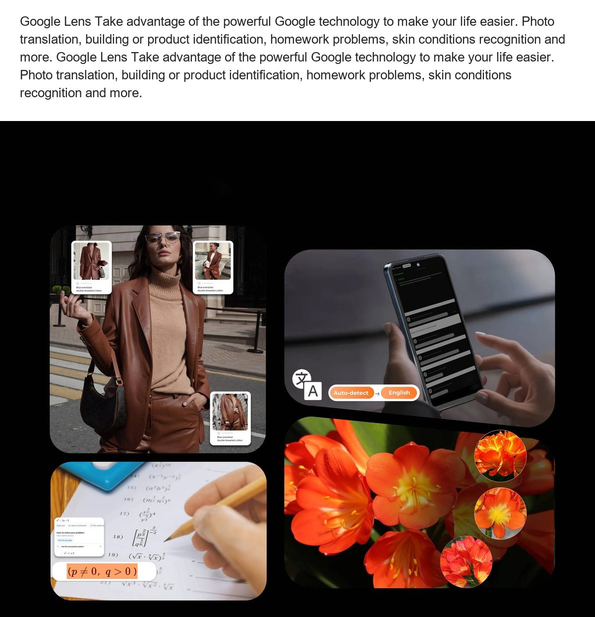 Google Lens Take advantage of the powerful Google technology to make your life easier. Photo translation, building or product iden - view 23