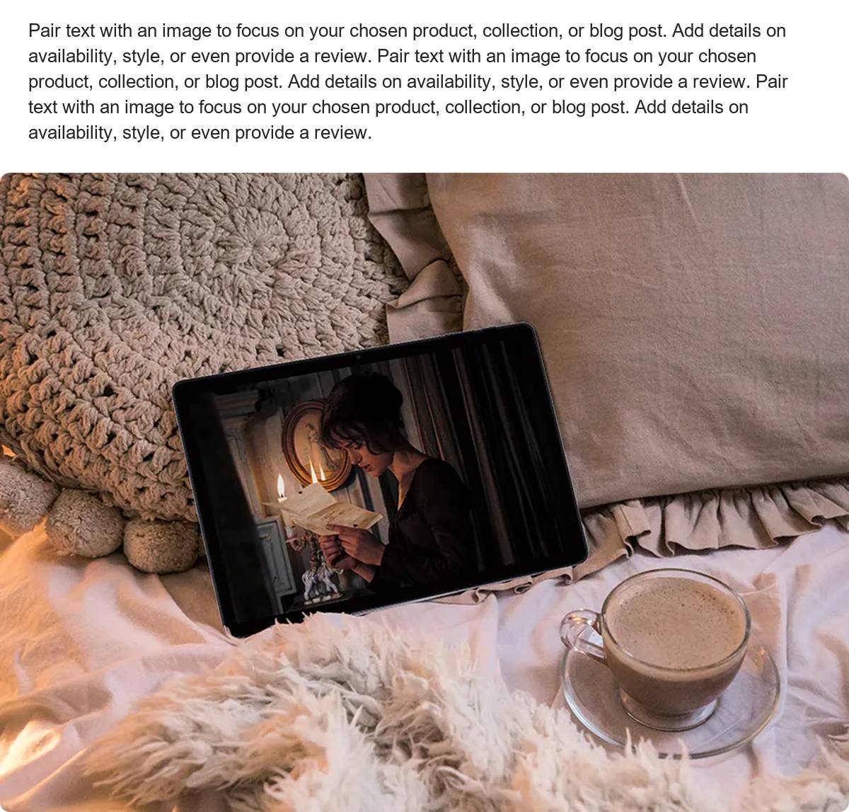 Journey Through 11 Inches of Visual Excellence Organize content into multiple columns to share useful information to your customer - view 24