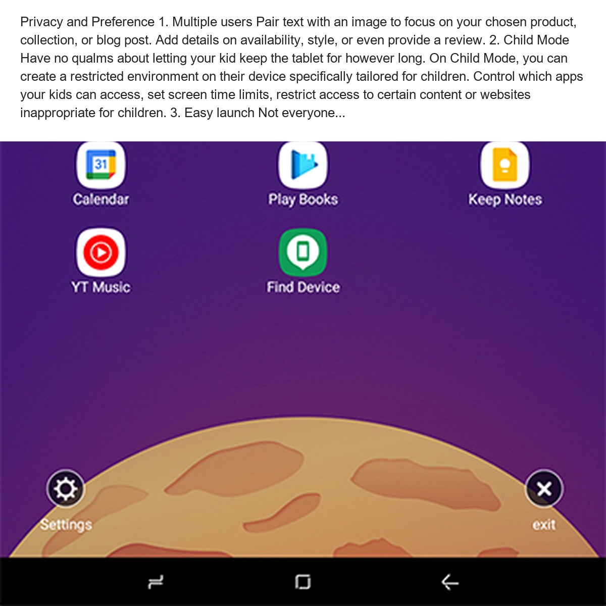 Privacy and Preference 1. Multiple users Pair text with an image to focus on your chosen product, collection, or blog post. Add de - view 66