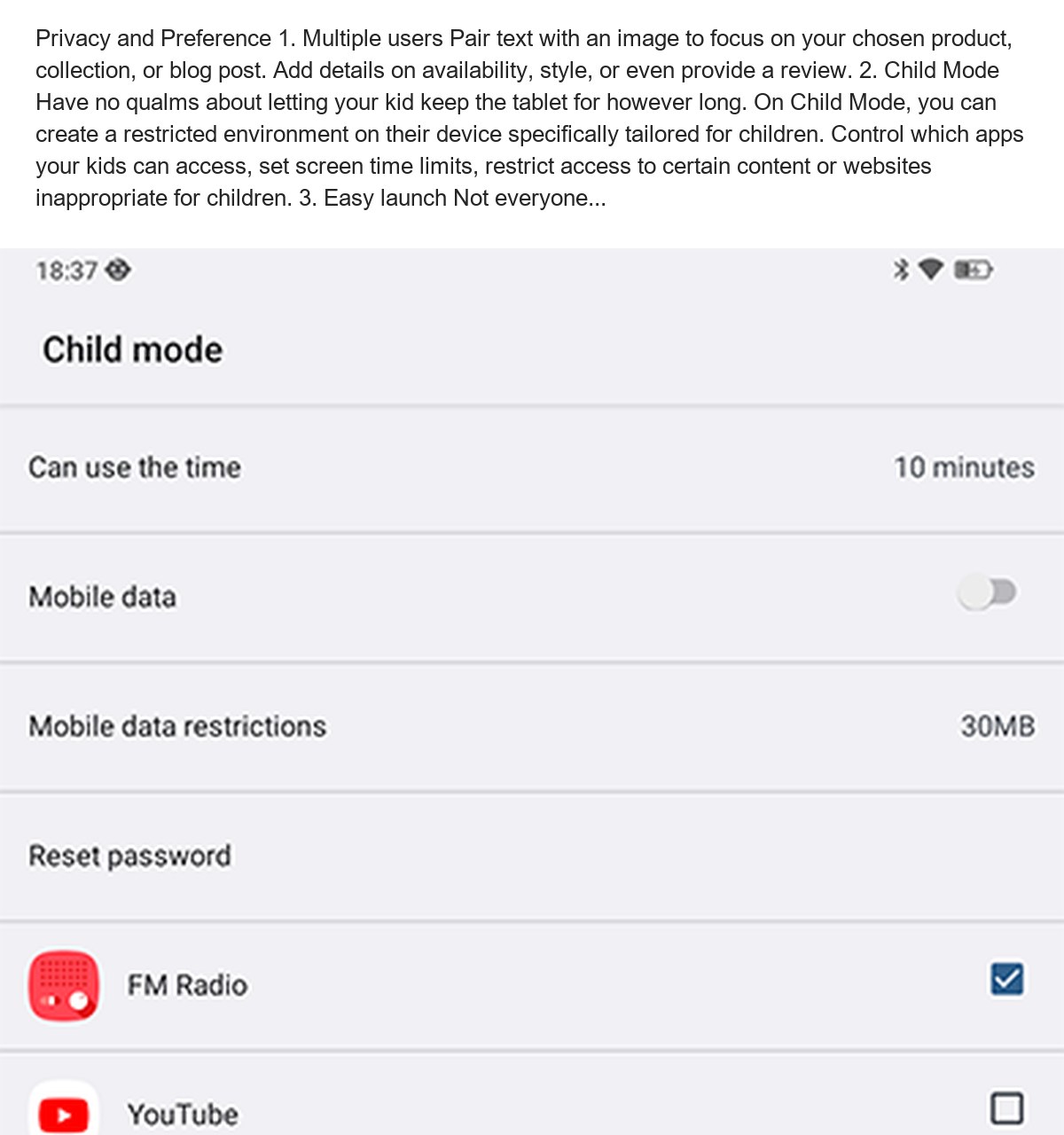 HOTWAV Pad 11 smart tablets feature illustration 67