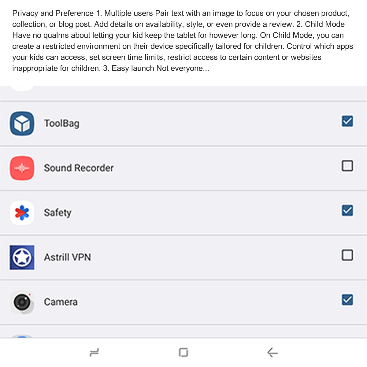 Privacy and Preference 1. Multiple users Pair text with an image to focus on your chosen product, collection, or blog post. Add de - view 68