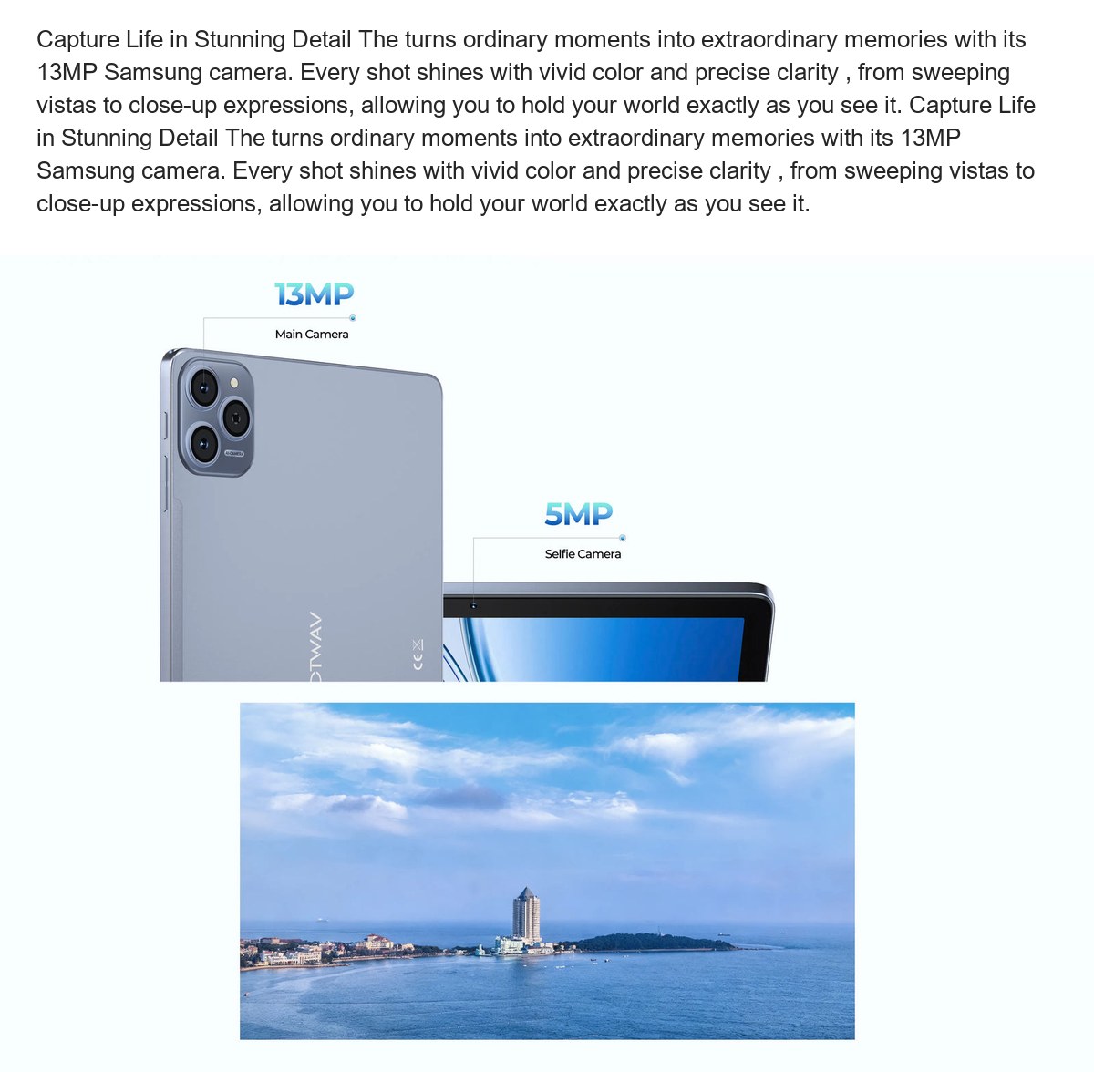Power Meets Precision Powered by the UNISOC S513, it combines dual-core Cortex-A75 and six-core Cortex-A55 CPUs with Mali-G57 grap - view 15