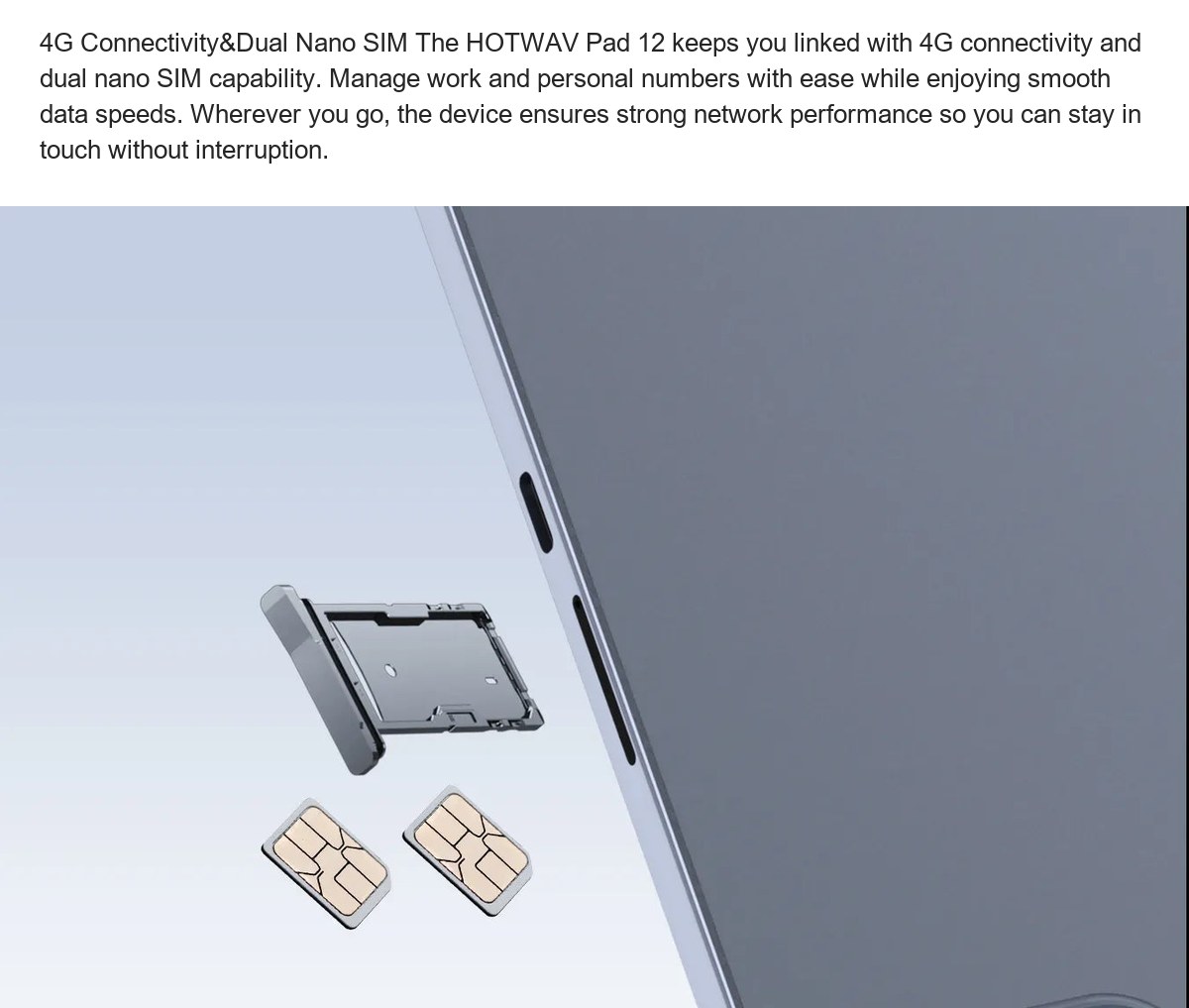 Bluetooth 5.4: Stronger Connections, Greater Freedom Stay connected like never before with the HOTWAV Pad 12, equipped with advanc - view 32