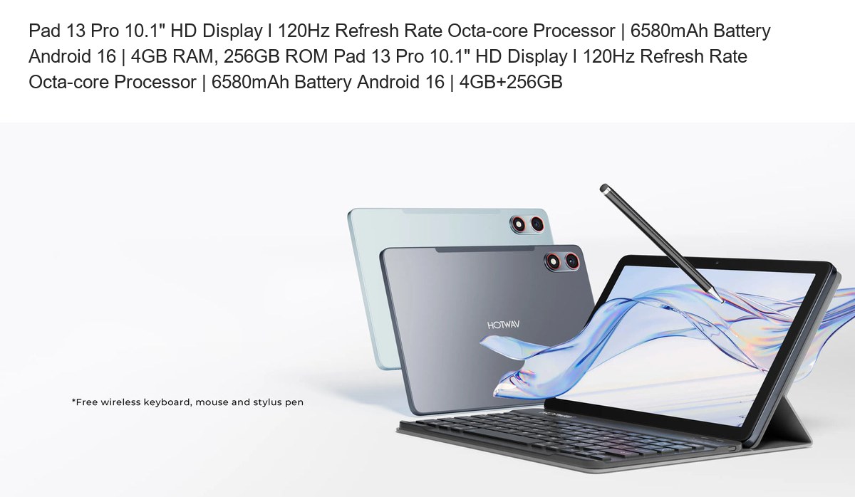 HOTWAV Pad 13 Pro smart tablets feature illustration 1