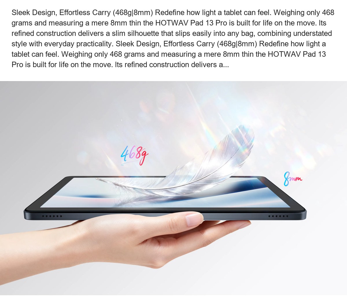 Pad 13 Pro 10.1" HD Display l 120Hz Refresh Rate Octa-core Processor | 6580mAh Battery Android 16 | 4GB RAM, 256GB ROM Pad 13 Pro - view 3