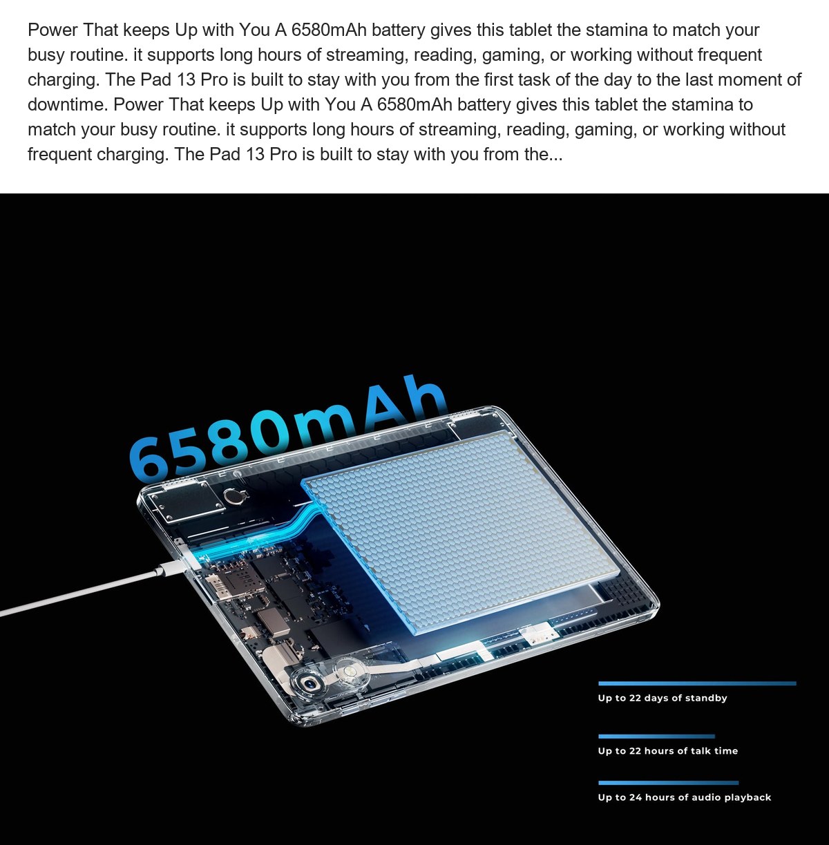 HOTWAV Pad 13 Pro smart tablets feature illustration 7