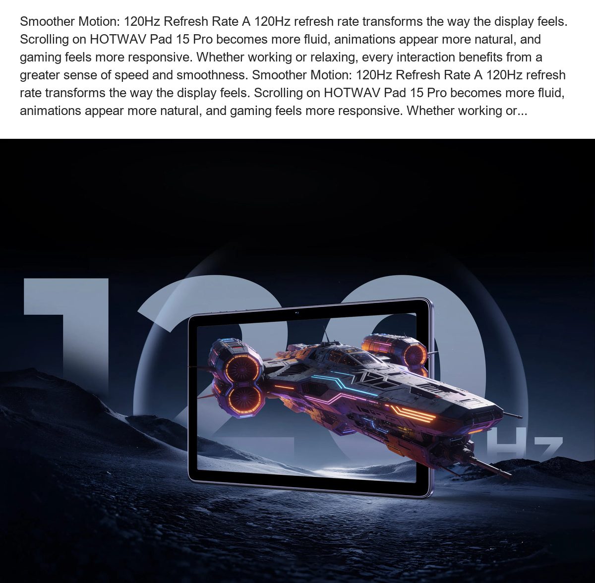 HOTWAV Pad 15 Pro smart tablets feature illustration 10