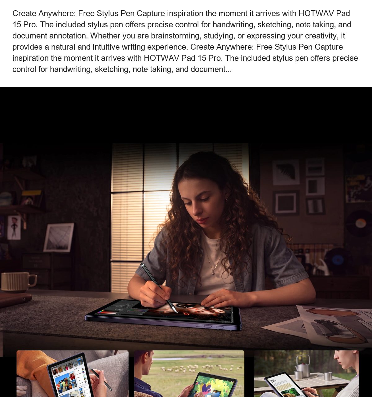HOTWAV Pad 15 Pro smart tablets feature illustration 13