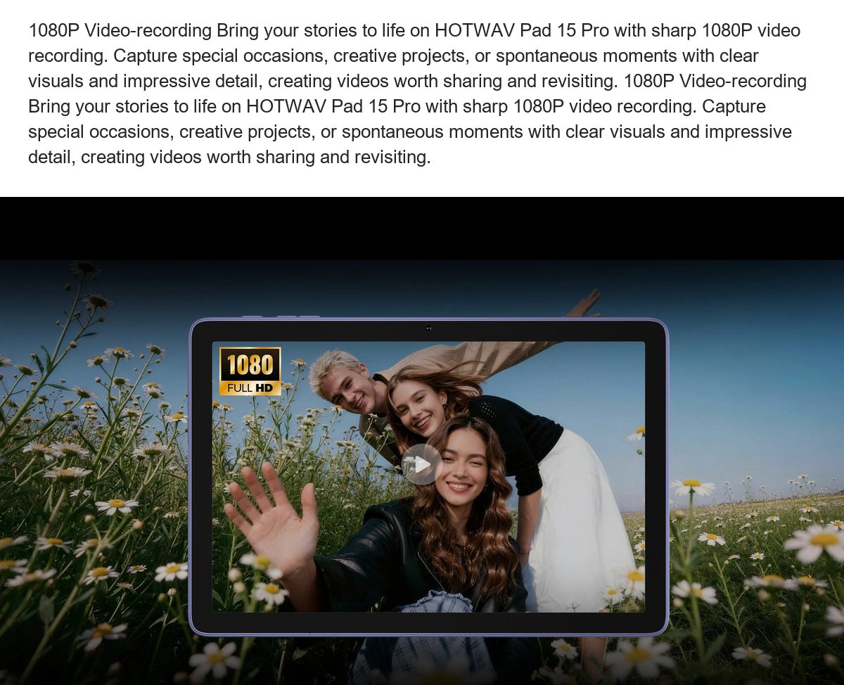 HOTWAV Pad 15 Pro smart tablets feature illustration 37