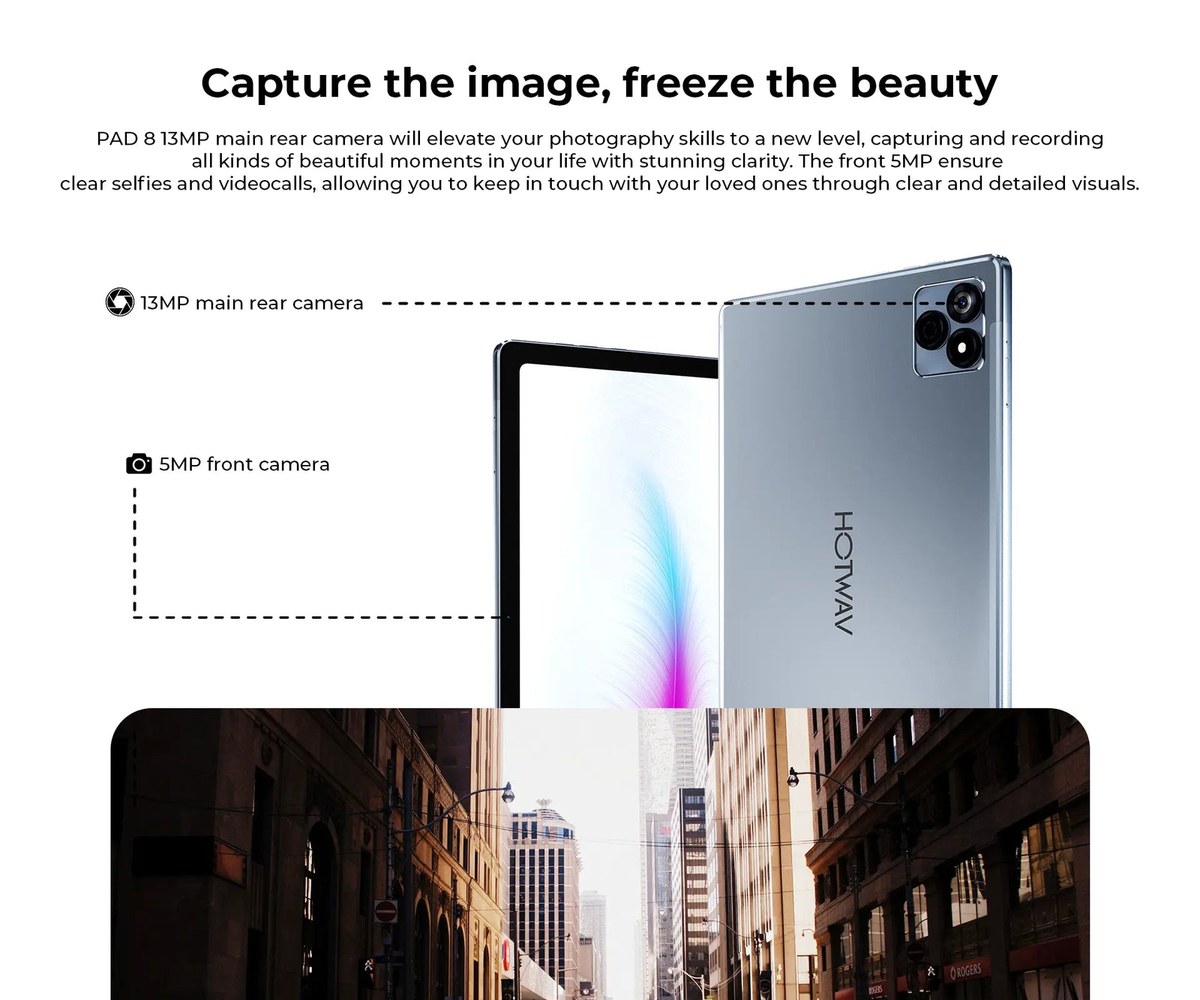 HOTWAV Pad 8 smart tablets feature illustration 16