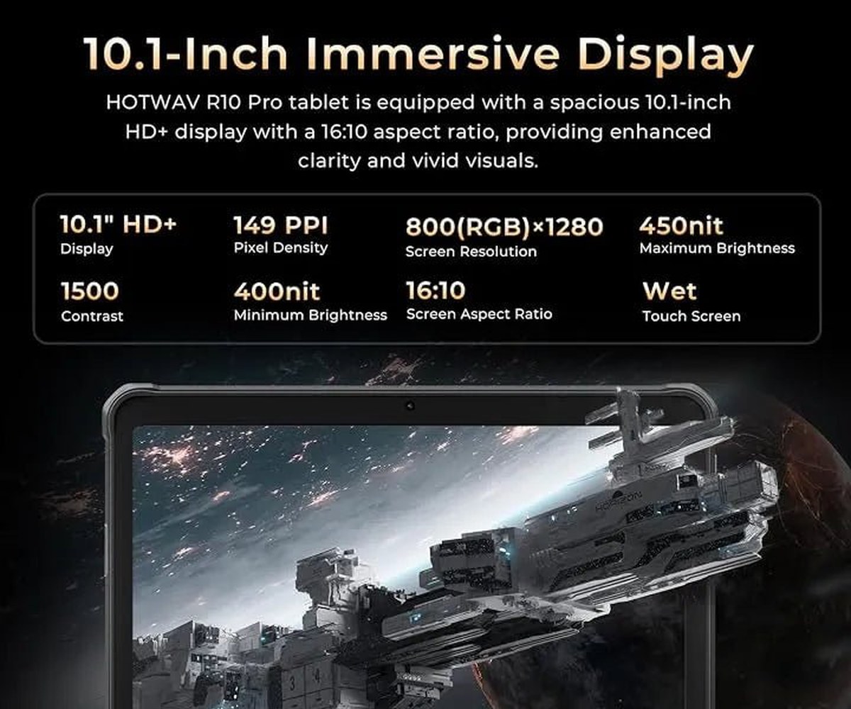 HOTWAV R10 Pro rugged tablets feature illustration 7