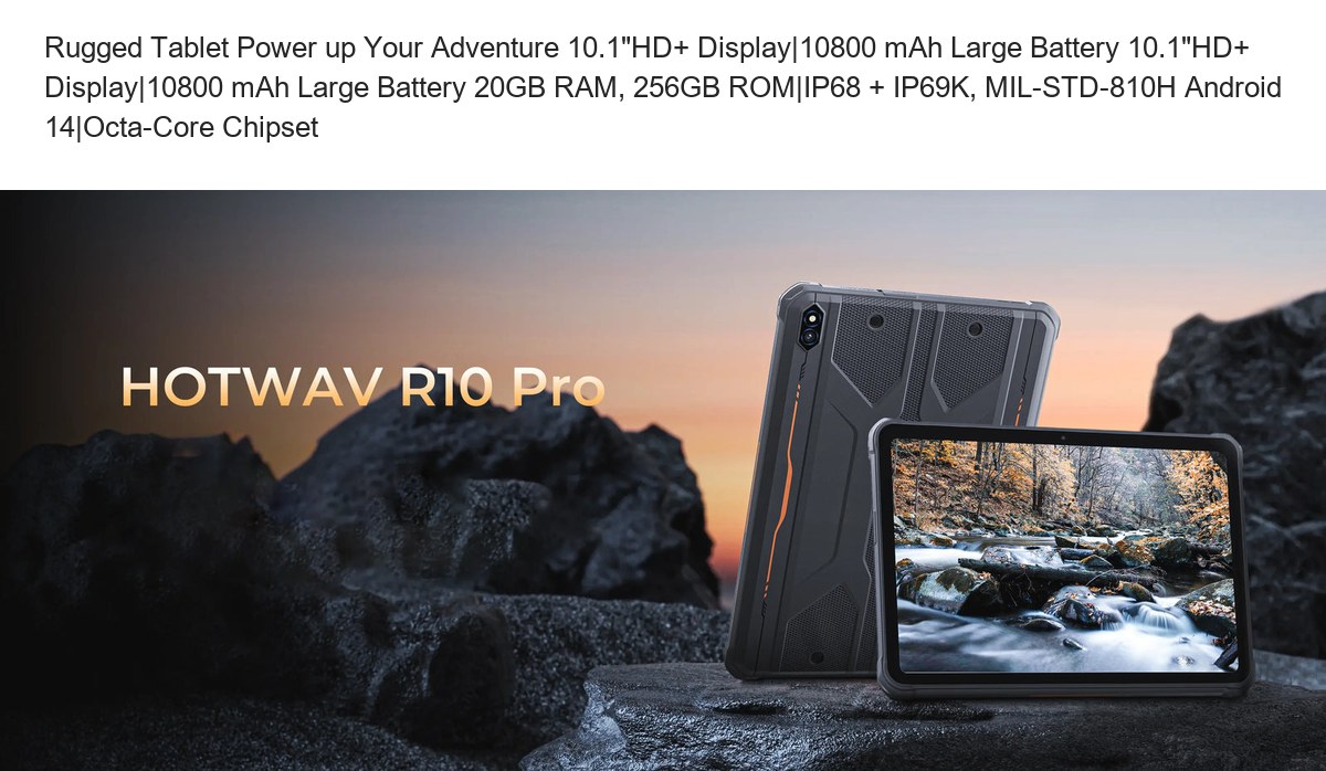 HOTWAV R10 Pro rugged tablets feature illustration 13